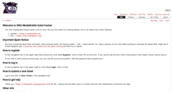 Desktop Screenshot of issues.mediagoblin.org