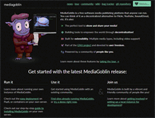 Tablet Screenshot of mediagoblin.org